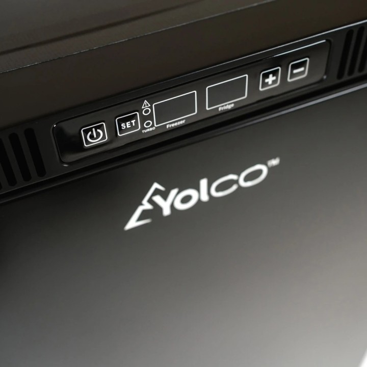 Yolco RL105M Black 104 L built-in fridge with freezer