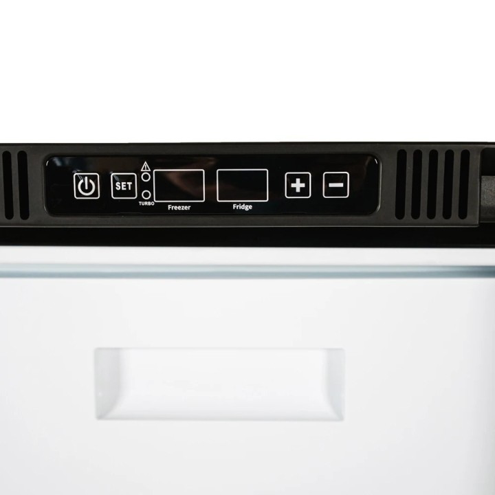 Yolco RL105M Black 104 L built-in fridge with freezer