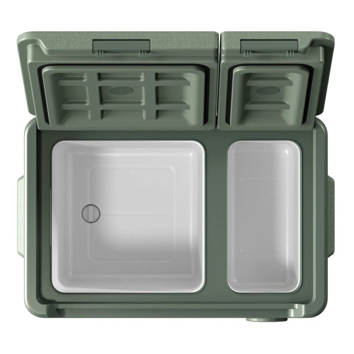 Yolco DX40 Pistachio 39 L dual-zone portable fridge