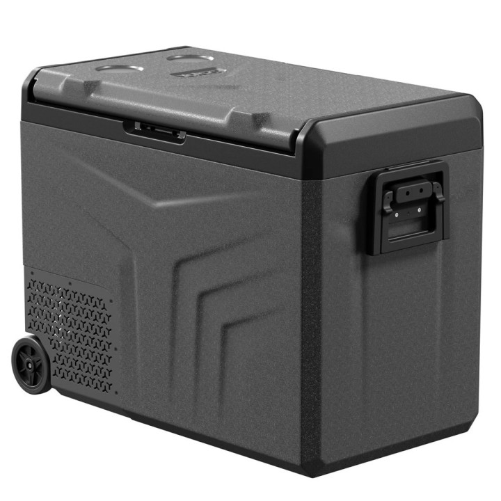 Yolco TCX60 Space Grey 60 L dual-zone fridge on wheels