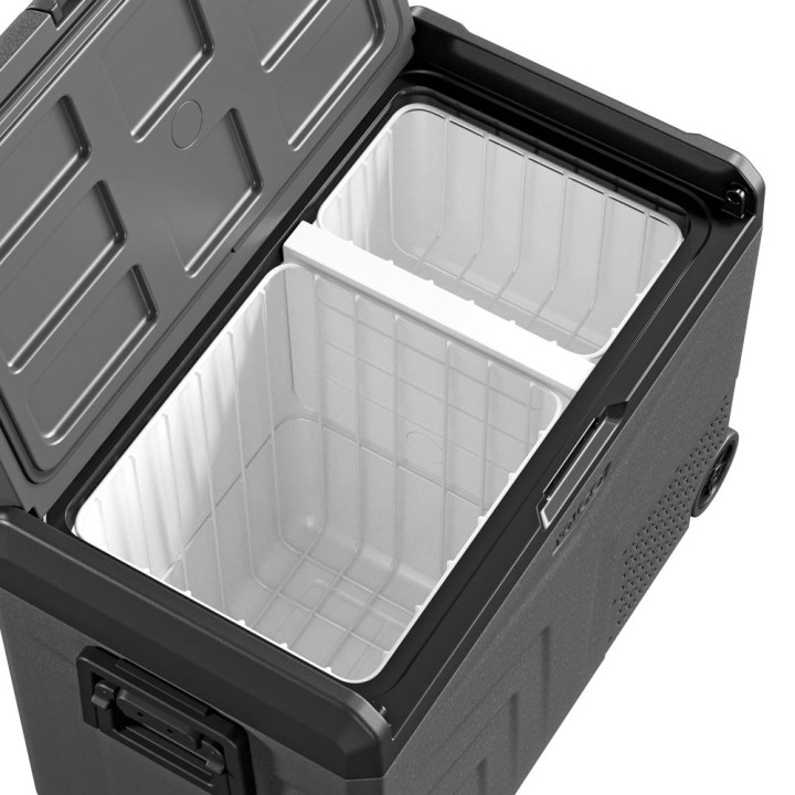 Yolco TCX60 Space Grey 60 L dual-zone fridge on wheels