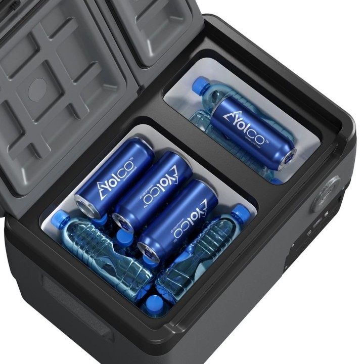 Yolco DX30 Space Grey 30 L dual-zone portable fridge