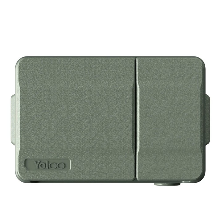 Yolco DX30 Pistachio 30 L dual-zone portable fridge