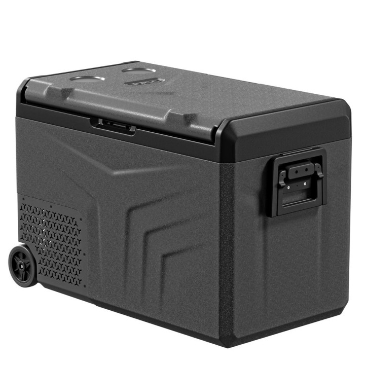 Yolco TCX50 Space Grey 50 L dual-zone fridge on wheels