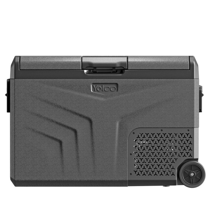 Yolco TCX50 Space Grey 50 L dual-zone fridge on wheels
