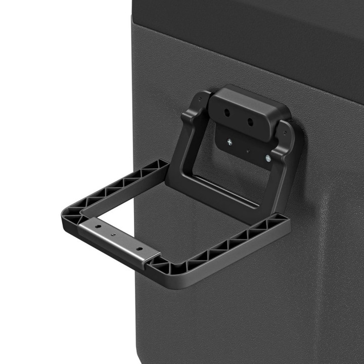 Yolco TCX50 Space Grey 50 L dual-zone fridge on wheels