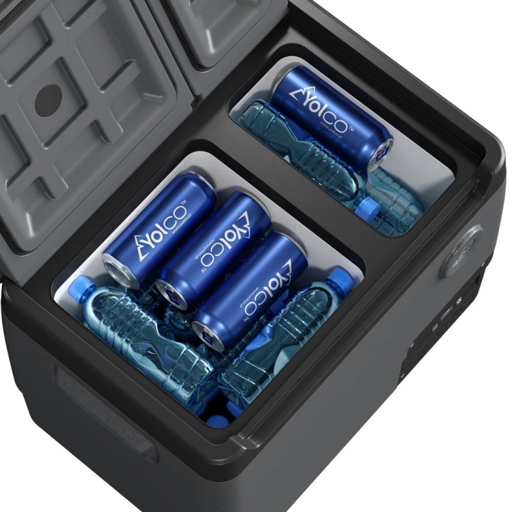 Yolco DX40 Space Grey 39 L dual-zone portable fridge
