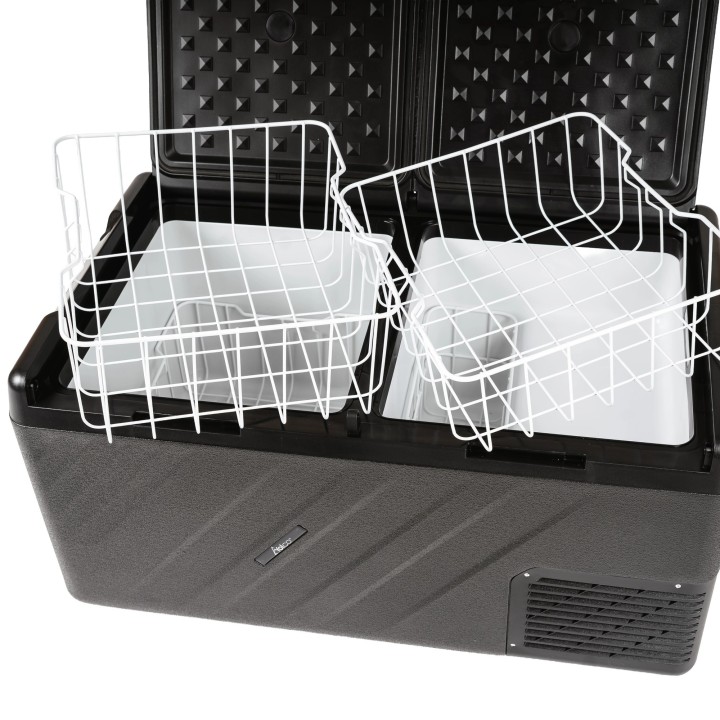 Yolco TX90 93 L dual-zone portable compressor fridge
