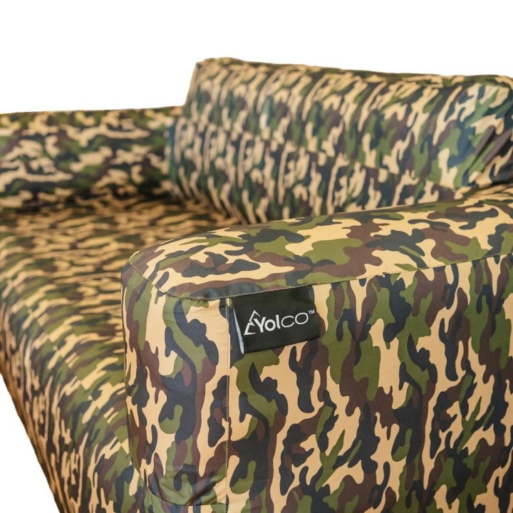 Yolco GS4W Camo Inflatable Sofa, Camouflage, 180 cm Wide, 300 kg Load - view 8
