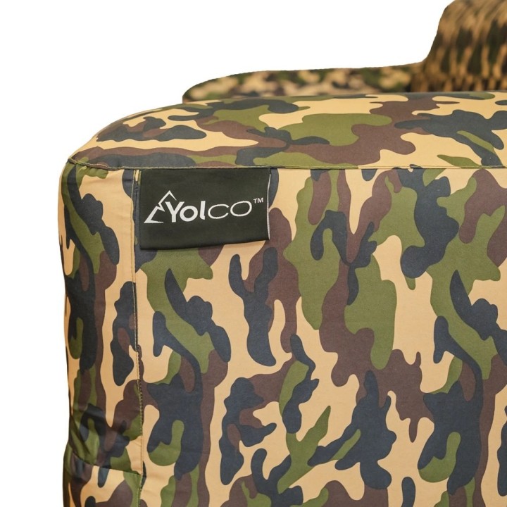 Yolco GS4W Camo Inflatable Sofa, Camouflage, 180 cm Wide, 300 kg Load - view 9
