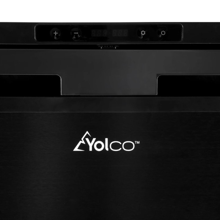 Yolco RL85N Black 83 L compressor fridge with freezer