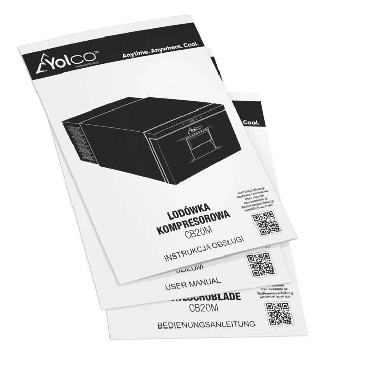 Yolco CB20M 20 L compressor fridge for camper installs