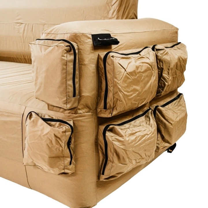 Yolco GS6KW Inflatable Sofa with Side Pockets, 218.5 cm Wide, 300 kg - view 5