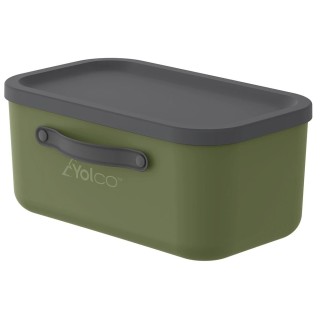 Yolco Mythen 12 l olive green organiser box, lid, handles