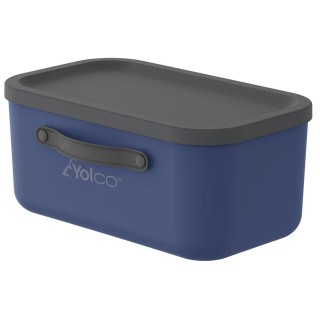 Yolco Mythen 12 l navy blue crate with lid, handles