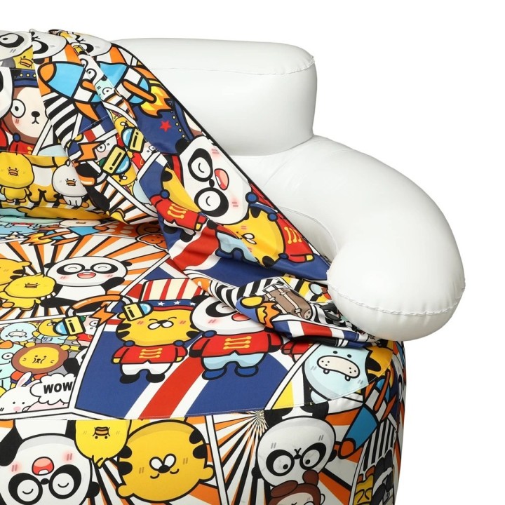 Yolco GS2W Inflatable Sofa with Colourful Print, 171 cm Wide, 400 kg Load - view 8