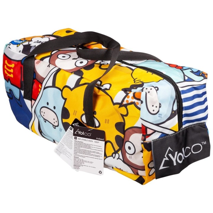 Yolco GS2W Inflatable Sofa with Colourful Print, 171 cm Wide, 400 kg Load - view 9