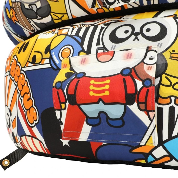 Yolco GS2W Inflatable Sofa with Colourful Print, 171 cm Wide, 400 kg Load - view 11