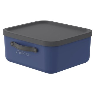 Mythen 20 l navy blue plastic storage box | Yolco, handles