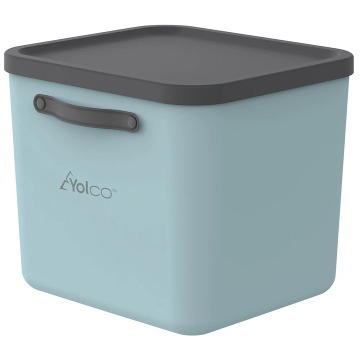 Yolco Mythen 40 l light blue organiser box, lid, handles