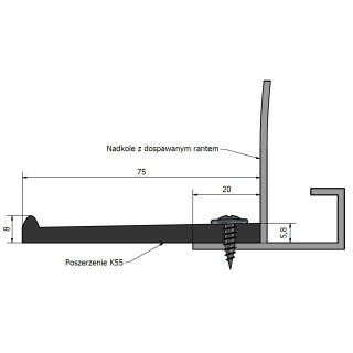 Fender flares POSK55 +5.5 cm Kalgum - view 2