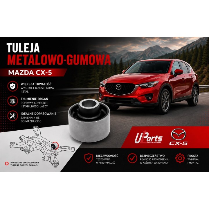 Bushing for main gearbox mounting Mazda CX5 Kalgum - view 8