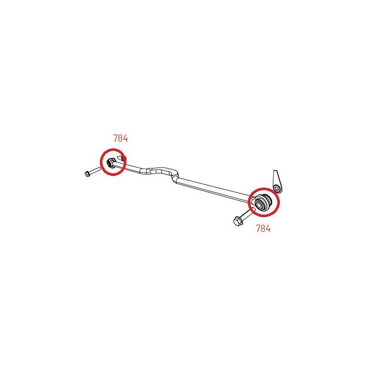Front lower control arm bushings Jeep Wrangler JL (IV) Kalgum - view 5