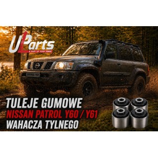 Rear trailing arm rubber bushing Nissan Patrol Y60 / Y61, 1 pc Kalgum - view 2