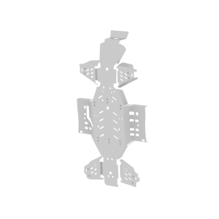 Arctic Cat 1000 XT aluminium skid plates | Iron Baltic