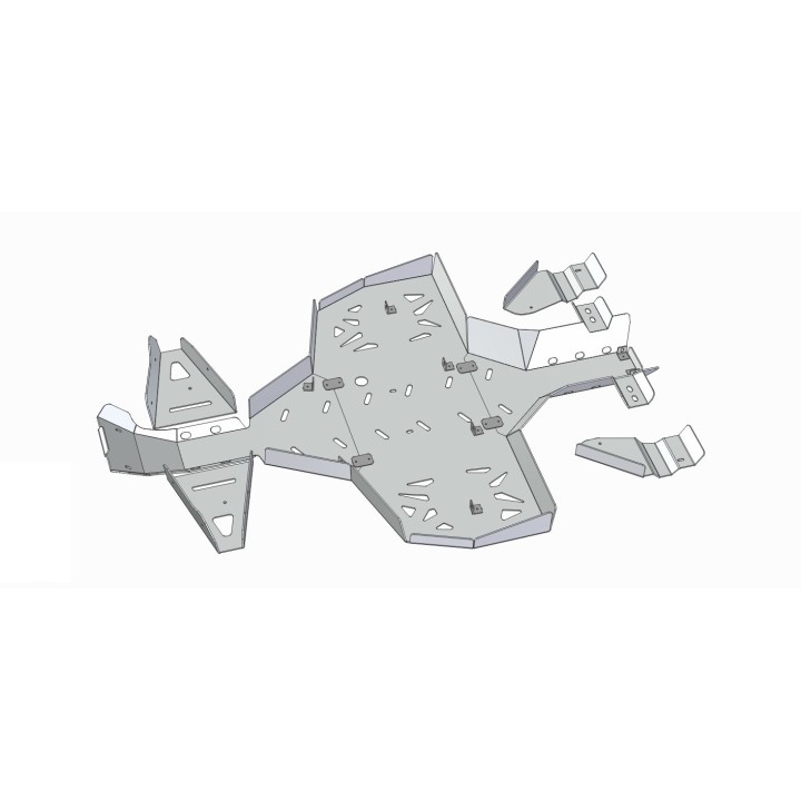 Can-Am Renegade G1 aluminium skid plates | Iron Baltic