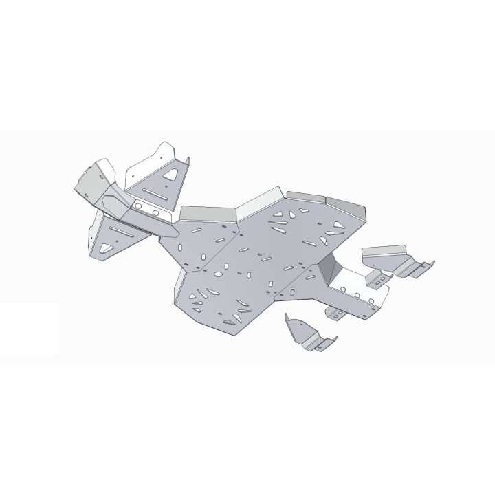 Can-Am Renegade G1 aluminium skid plates | Iron Baltic