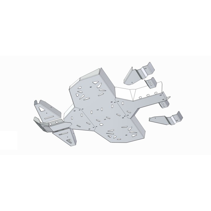 Can-Am Renegade G1 aluminium skid plates | Iron Baltic