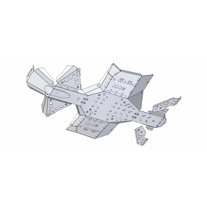 Can-Am Outlander G2 MAX (-2016) skid plate set | Iron Baltic
