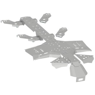 Can-Am Outlander 6x6 (2017-2018) skid plates | Iron Baltic