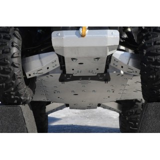 CFMOTO UFORCE 550 aluminium skid plates | Iron Baltic