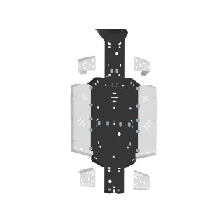 CFMOTO UFORCE 550 aluminium + HDPE skid plates | Iron Baltic