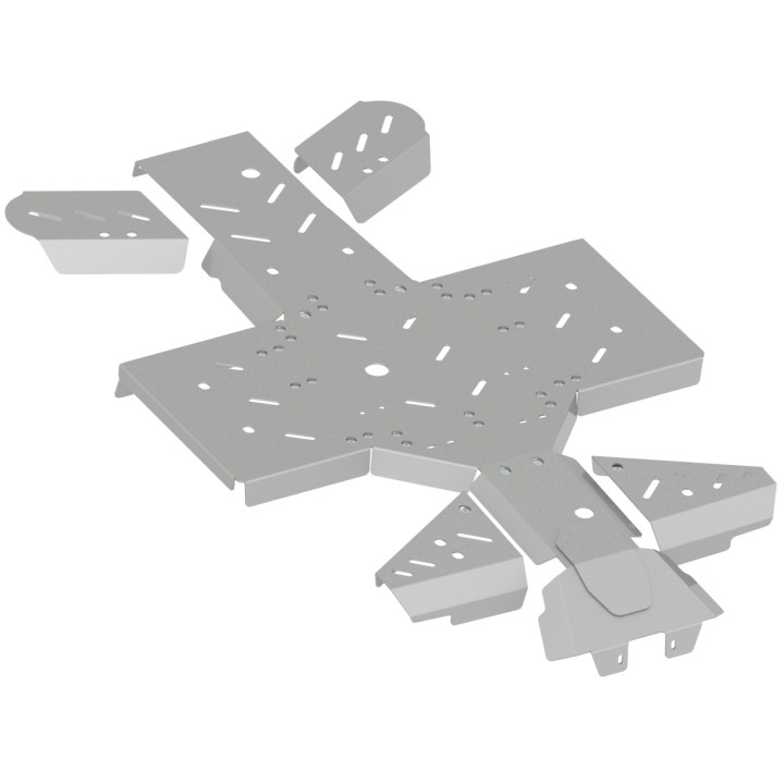 HiSun Tactic 550/750 2-Up skid plate set | Iron Baltic