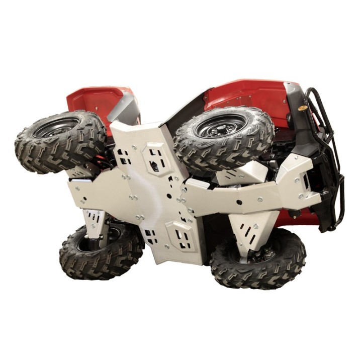 Honda TRX 420 FA6 (IRS) aluminium skid plates | Iron Baltic