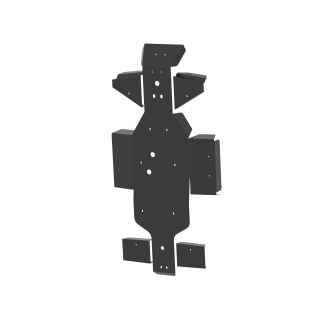 Iron Baltic Skid Plate Full Set Linhai 400 - HDPE