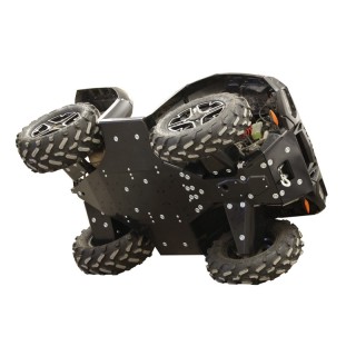 Polaris Sportsman 1000 (-2016) skid plate set | Iron Baltic
