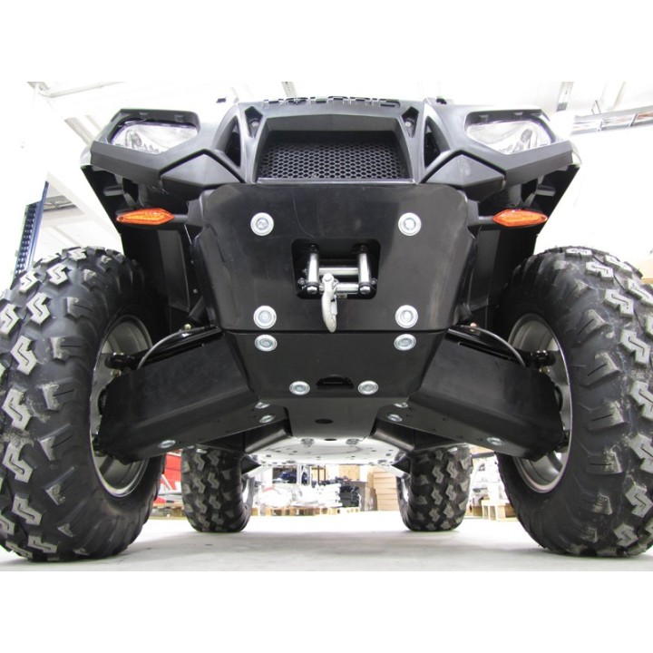 Polaris Sportsman Touring 550 HDPE skid plates | Iron Baltic