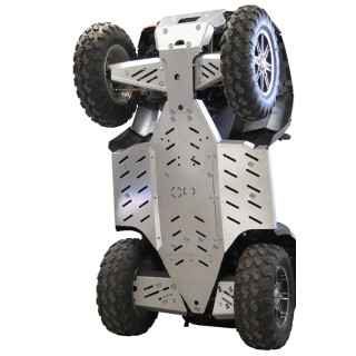 Iron Baltic Skid Plate Full Set Polaris Sportsman Touring 550 - aluminium