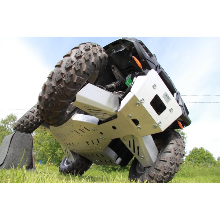 Iron Baltic Skid Plate Full Set Polaris Sportsman Touring 550 - aluminium - view 3