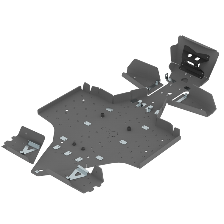 Polaris Sportsman Touring 850 HDPE skid plates | Iron Baltic