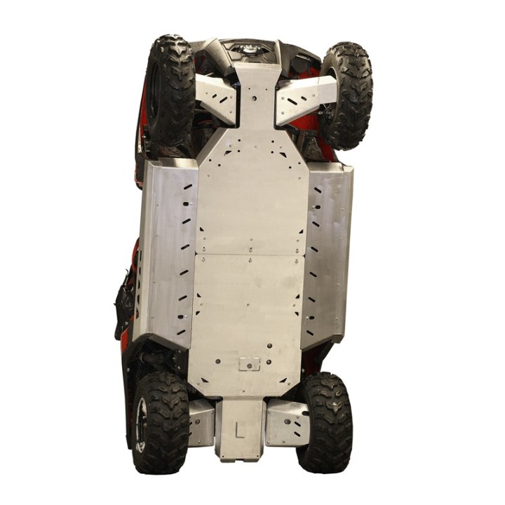 Iron Baltic Skid Plate Full Set Polaris RZR 800 S - aluminium