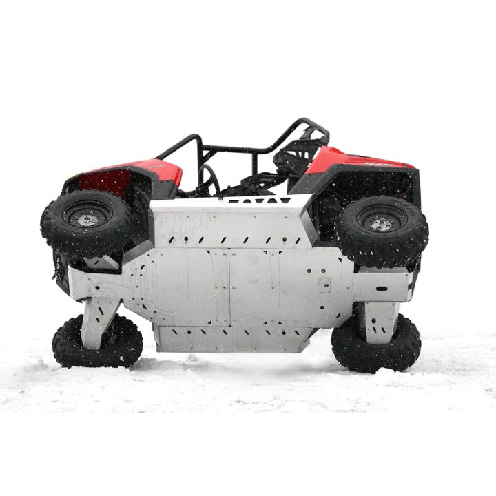 Iron Baltic Skid Plate Full Set Polaris RZR 800 S - aluminium - view 2