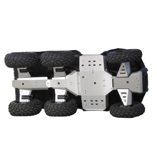Iron Baltic Skid Plate Full Set Polaris Big Boss 800 - aluminium
