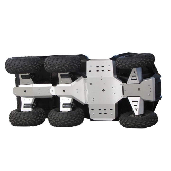 Iron Baltic Skid Plate Full Set Polaris Big Boss 800 - aluminium