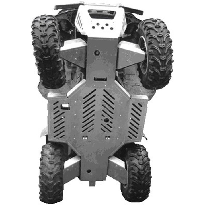 Iron Baltic Skid Plate Full Set Yamaha Grizzly 660 - aluminium