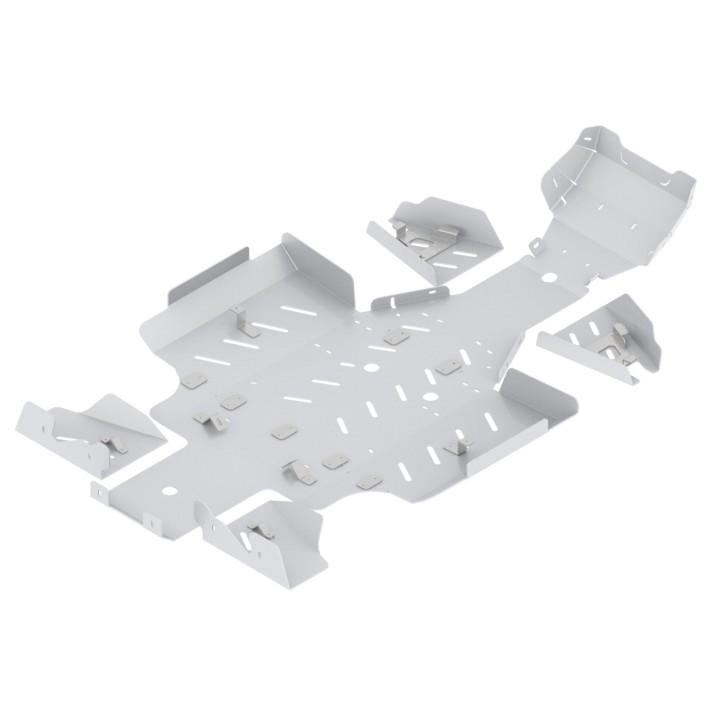 Iron Baltic Skid Plate Full Set Suzuki KingQuad 500/750Axi (2019+) - aluminium